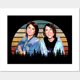 Heartthrob Couture Tegan And Fan Apparel for Indie Pop Devotees Posters and Art